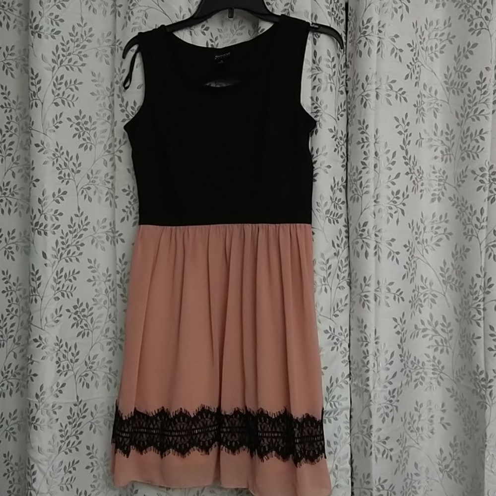 2/$3 Black and Pink Dress Windowed Back